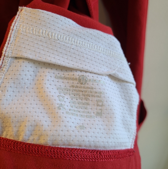 Lululemon, Red Running Zip up - Picture 8 of 9